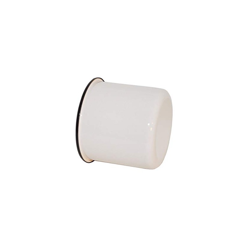 Madacha 2 Metal Enamel Mugs 250 ml Pale Pink