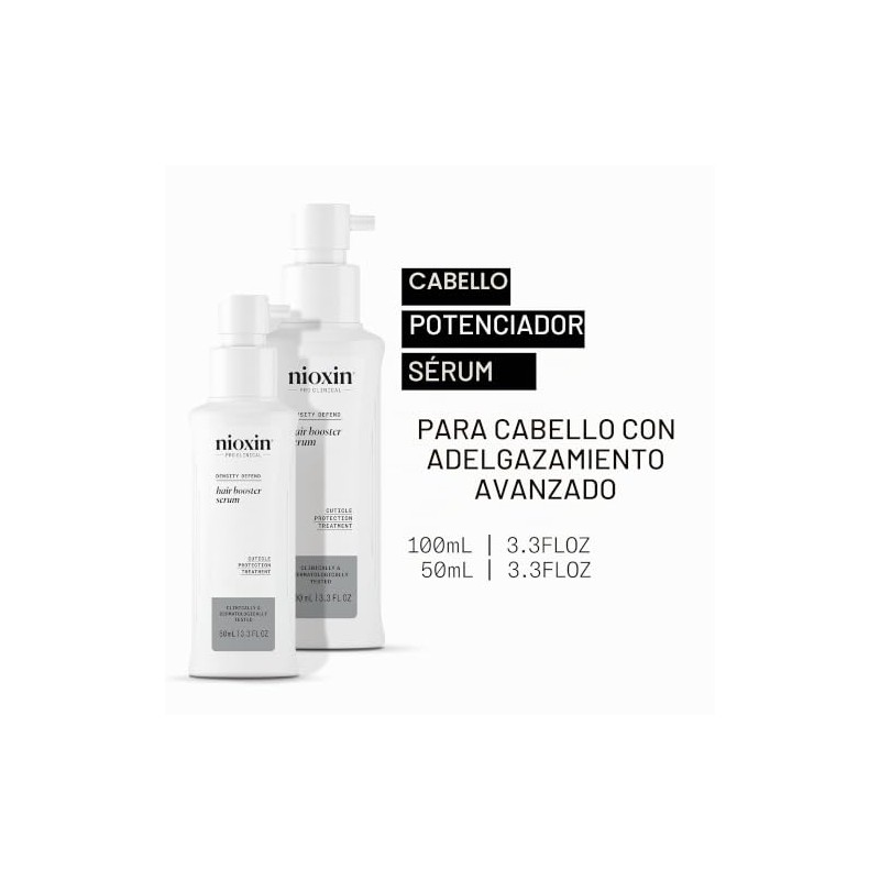 Nioxin Hair Booster Serum Anticaída Tratamiento Capilar Sin Enjuague 100