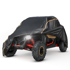 KEMIMOTO X3 Cover 2 Seater, Waterproof Oxford Cloth Long Lasting Keep Clean Cab Enclosure UTV Cover, 134"×73"×60" Medium, Compatible with Can-Am Maverick X3 2017-2025