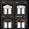 Verdeho stainless steel food storage containers with lids lock clips