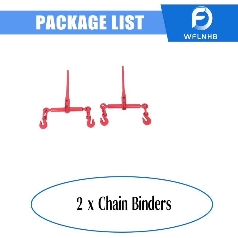 YSMN 5/16 x 3/8 Inch Chain Binder,Ratchet Binders with 5400
