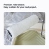 Hemway Premium 9” Reusable Recyclable Paint Roller Sleeve Mid-Pile for