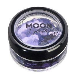 Moon Glitter Classic Coarse Grain Glitter - 100% Cosmetic Glitter for Face, Body, Nails, Hair and Lips - 3g - Lavender