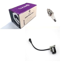 Ignition Coil Module with spark plug fit for Stihl fs38 fs45 fs55 trimmer oem #4140 400 1300