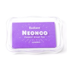 Fkereg Stamp Ink Pad, Washable Ink Pads for Stamping, Rubber Stamp Ink Pad for Crafting, Colored Ink Pads for Fingerprints, Handprint, Paper, Scrapbook, Card Making, Color Painting DIY, Purple