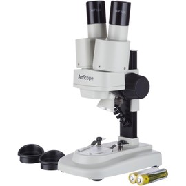 AmScope Kids SE100ZZ-LED Portable LED Stereo Microscope with 20X and 50X Magnifications