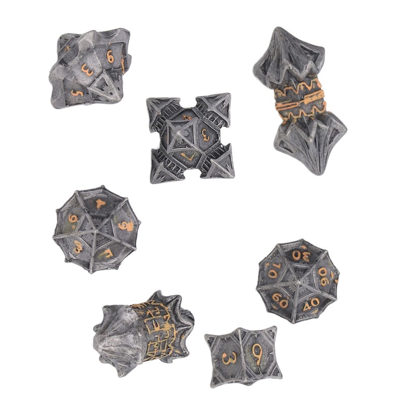 Dice Set Eye Catching Lightweight Alloy Dice Set for Playing