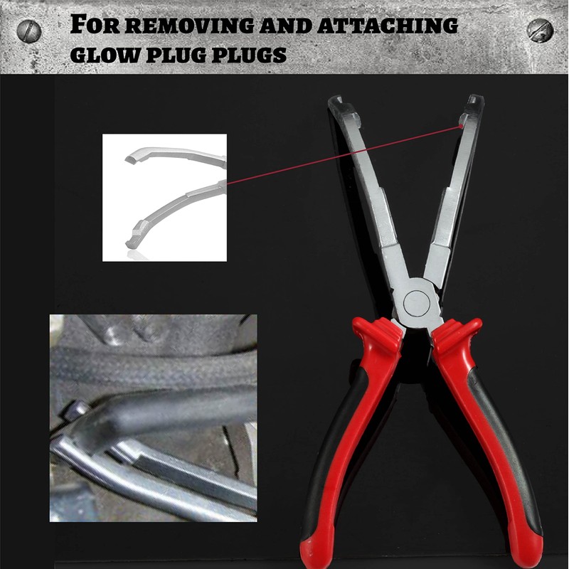 SPEEDWOX Glow Plug Pliers - Angled & Curved Jaw Pliers