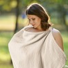 Breastfeeding Cover for On the Go Nursing Scarf, Muslin Nursing