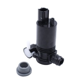 1 PC SHLPDFM Black Colour Windscreen Washer Pump Front Twin Outlet Windscreen Washer Pump 8A61-17K624-AA, 93-17664-AA, 1014003 Fits for Ford Fiesta MK6 (2002-2015)