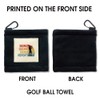 TOUNER Swing Swear Repeat Funny Golf Ball Cleaning Towel Pocket