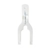 Towa Sangyo Neosul Wide Rod Pinch Clothespins, White, Approx. 1.7