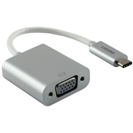 Ligawo ® USB 3.1 type C, male to USB 3.1, type A female (ADapter), Win 10, Mac OS from 10.2, Linux, Google Chrome OS Silver USB 3.1 C zu VGA Adapter