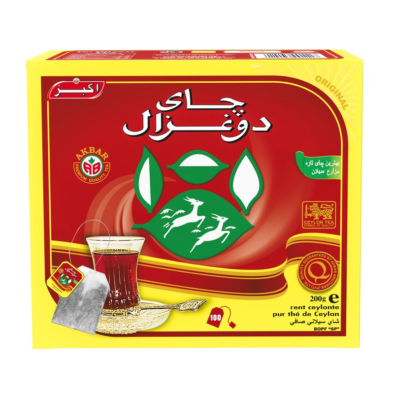 Do Ghazal Super Ceylon Black Tea Bags - 100 x