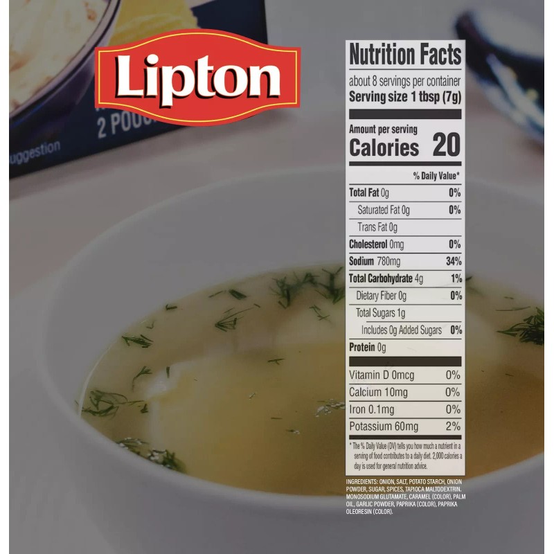 Gefen Lipton Passover Onion Soup and Dip Mix Convenient Flavorful