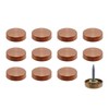 Decorative Mirror Screws, Red Copper Tone, 0.75"/19mm Cap Dia-12pcs