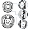 4 Pack GE68C Chrome 2 x 6inch, 2 x 8inch