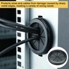 4pcs Rubber Grommets for Wiring, Double Sided Hole Plugs Ring
