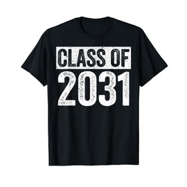Class Of 2031 Shirt Senior 2031 Graduation T-Shirt