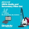 Simplicity Vacuums Genuine SF-I4.3 Filter Set with HEPA Media for