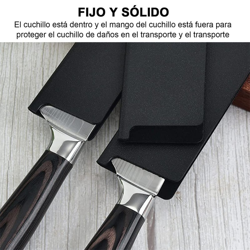CHENGBAO 10 PCS sfunda cuchillo，Rebaño funda para cuchillos de chef，unda