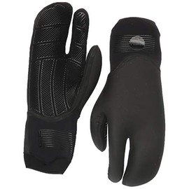 O'Neill Psycho Tech 5mm Lobster Claw Gloves, Black, Small