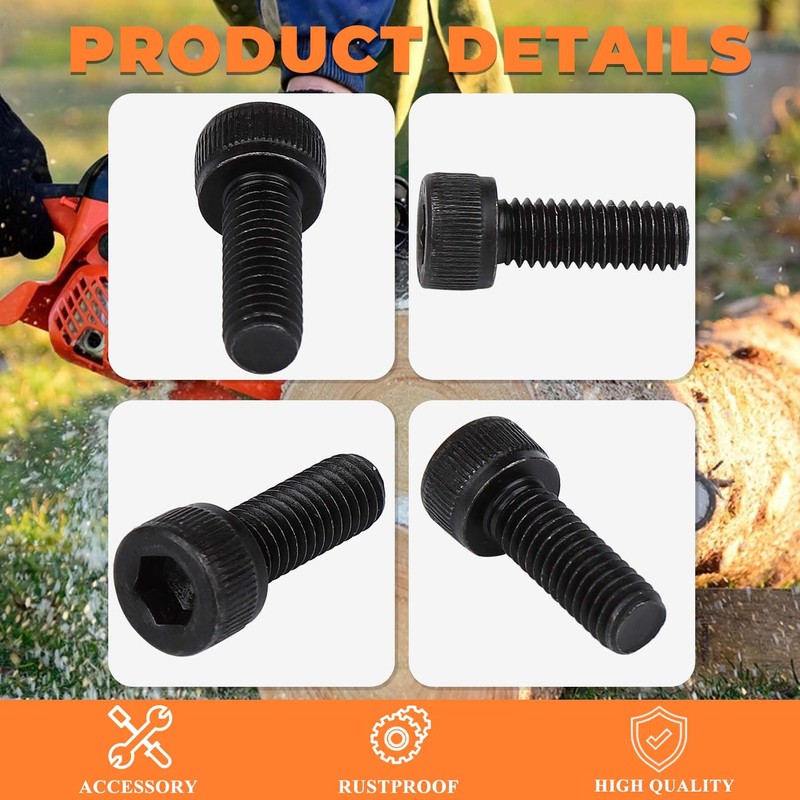 Hyceker Muffler Exhaust Gasket & Screw Kit for Husqvarna 435