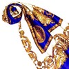 Lorenzo Cana Silk Scarf Elaborately Printed 100% Silk 100 x