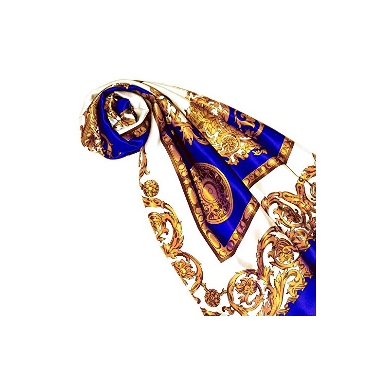 Lorenzo Cana Silk Scarf Elaborately Printed 100% Silk 100 x
