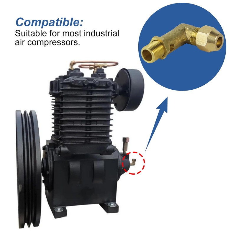 031-0057 UNLOADER VALVE 1/4" TUBING INDUSTRIAL AIR COMPRESSOR PARTS