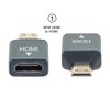 cablecc 3 Stück/Set Micro & Mini HDMI auf HDMI-kompatible 1.4