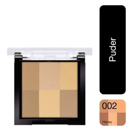 Manhattan Wake Up Radiance Finishing Powder - Colour 002 Honey - For a Natural Glow on the Skin - Available in 2 Colours