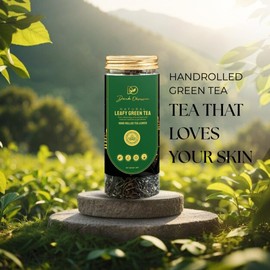 DARK OBSESSION, Assam Green Tea Leaves Pack of 2 (60+ Cups) | Hand-Rolled Second Flush | Premium Quality from Single Estate | Pure Loose Leaf | Non-GMO