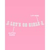 xo, Fetti Let's Go Girls - Banner con purpurina -