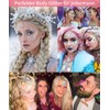 Glitter Face Gel, Glitter Sequins Chunky Glitter Liquid Gel for
