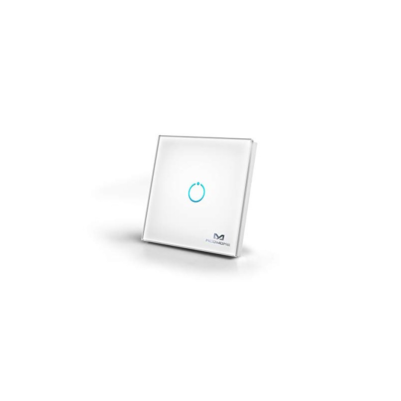 MCO Home TPS411 MH-S411W Glass Wall Switch with Relay and