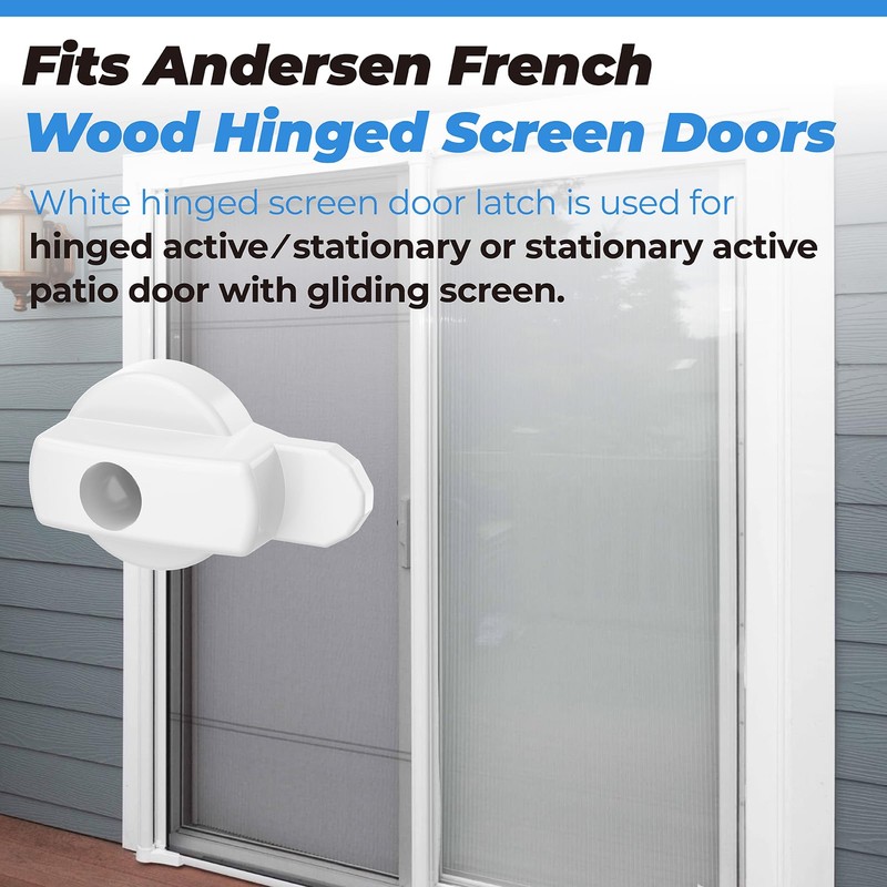 Replacement Andersen Screen Door Latch Compatible with Andersen Screen Door