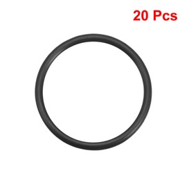 sourcing map Nitrile Rubber O-Rings 44mm OD 37mm ID 3.5mm Width, Metric Nitrile Rubber Sealing Gasket for Automotive Machine Plumbing, Pack of 20