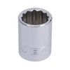 JET 671613-3/8-Inch Drive, 13mm, Regular, 12 Point, Metric Chrome Socket