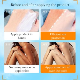 BIOAQUA Rice Raw Pulp Sunscreen SPF 50 + PA+++ UVA UVB UV Blocking Long Lasting Waterproof Sweat Proof Nourishing 4in1 Travel Size 40g / 1.41oz