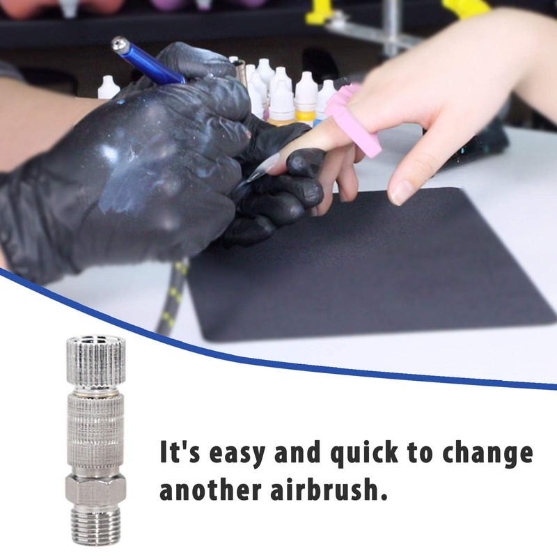 SAGUD Airbrush Quick Release Disconnect Coupler with Extra 4 Female