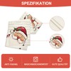 Artoid Mode Santa Claus Christmas Table Runner, Winter Xmas Kitchen
