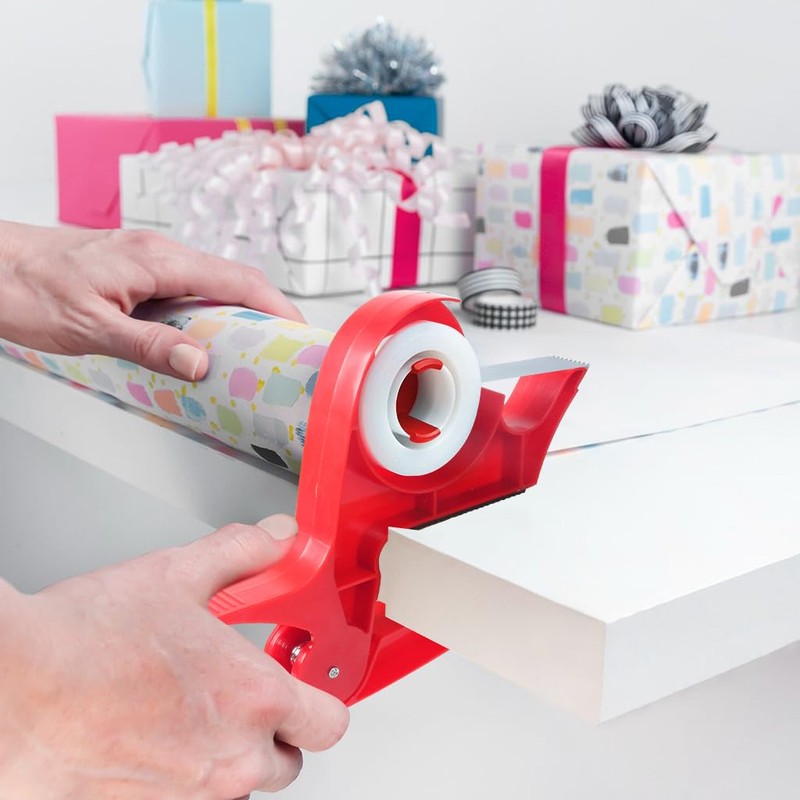 HTHL Wrapping Paper Cutter, 1 Pair Tabletop Gift Wrapping Tool,
