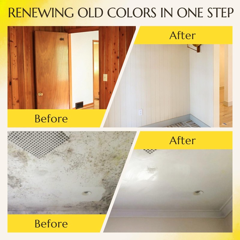 White Paint for Wall 32 Oz Covers 50-55 sq.ft Water-Based