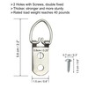 10 Sets Heavy-Duty Picture Hanging Kit, 10 Pack Stainless Steel