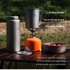 iBasingo Titanium Water Bottle 1050ml Outdoor Camping Cookware Sport Drinking