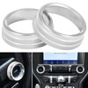LAIKOU Aluminum Center Console Volume & Tune Knob Cover Sporty