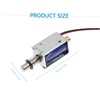 Hohopeti 3pcs Mini Electromagnet 12v Solenoid Electromagnet Push Pull Type