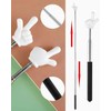 TPZORJX Extendable Pointer Stick, Telescopic Teacher Pointer, Retractable Classroom, Finger