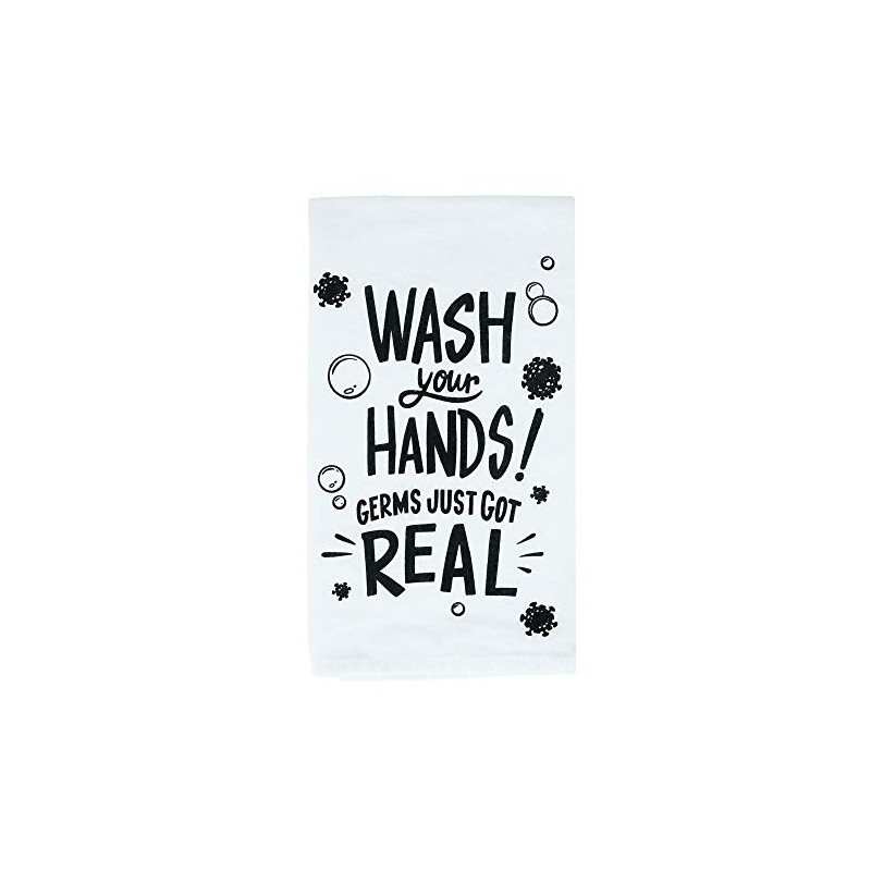 Primitives by Kathy Kitchen Dish Towel - Wash Your Hands